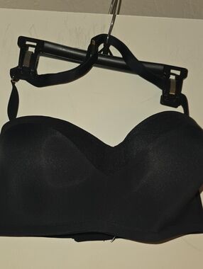 Lively Black Strapless Bandeau Bra